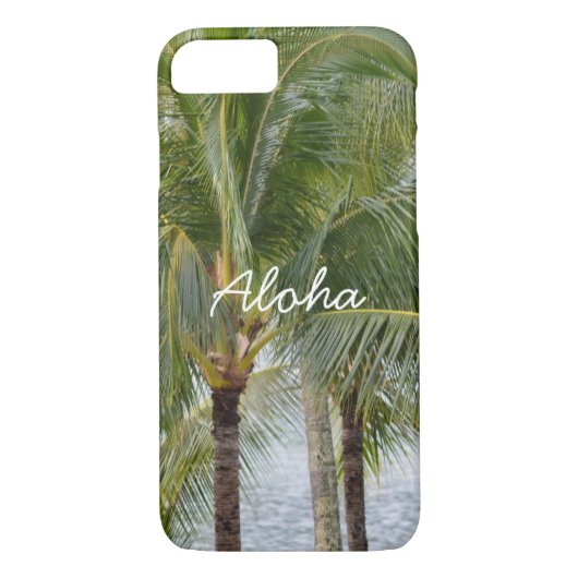Tropical Hawaii Palm Trees Case-Mate iPhone Hülle (Rückseite)