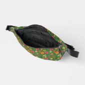 Tropical/Hawaii patterned floral Bauchtasche (Offen)