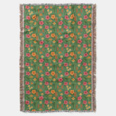 Tropical/Hawaii patterned floral Decke (Vorderseite Vertikal)