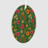 Tropical/Hawaii patterned floral Ornament (Vorderseite)