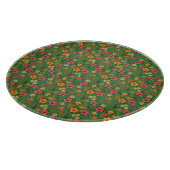 Tropical/Hawaii patterned floral Schneidebrett (Ecke)
