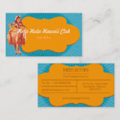 Tropical Hawaii Visitenkarte (Vorne/Hinten)