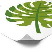 Tropical Hawaiian Aloha Baby Dusche Poster (Ecke)