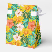 Tropical Hawaiian Aloha Baby Showbox Geschenkschachtel (Rückseite)