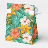 Tropical Hawaiian Aloha Baby Showbox Geschenkschachtel (Rückseite)