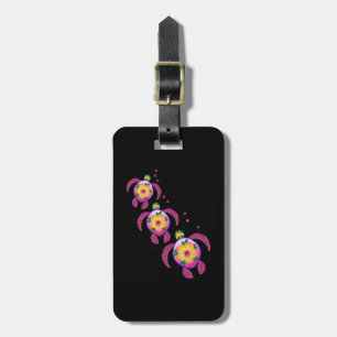 Tropical Hawaiian Honu Turtles Gepäckanhänger