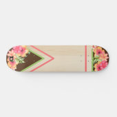 Tropical Hawaiian Inspiriert D-Markenbezeichnung Skateboard (Horizontal)