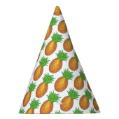 Tropical Hawaiian Island Ananas Beach Print Partyhütchen (Rechts)