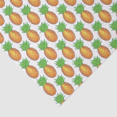 Tropical Hawaiian Island Ananas Beach Print Seidenpapier (Ausschnitt)