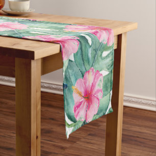 Tropical Hawaiian Luau Table Runner Kurzer Tischläufer