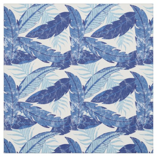 Tropical Hawaiian Palm Blätter Muster Stoff (Muster)