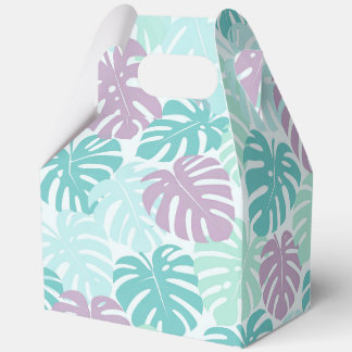 Tropical hawaiian print geschenkschachtel