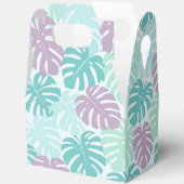 Tropical hawaiian print geschenkschachtel (Offen)