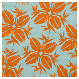 Tropical Hawaiian Quilt Pattern Bird of Paradise  Stoff