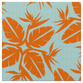 Tropical Hawaiian Quilt Pattern Bird of Paradise  Stoff (Nahaufnahme)