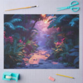 Tropical Hawaiian Walking Path  Seidenpapier (Basteln)