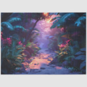 Tropical Hawaiian Walking Path  Seidenpapier (Vorderseite)