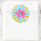 Tropical Hawiian Luau Cupcake Toppers Stickers (Tasche)