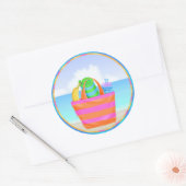 Tropical Hawiian Luau Cupcake Toppers Stickers (Umschlag)