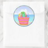 Tropical Hawiian Luau Cupcake Toppers Stickers (Tasche)
