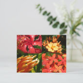 "Tropical Heat" Postkarte (Stehend Vorderseite)