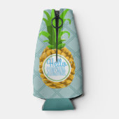 Tropical Hello Summer Ananas Flaschenkühler (Rückseite)