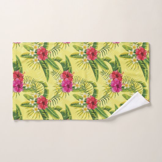 Tropical Hibiscus  Badhandtuch Set (Handtuch)