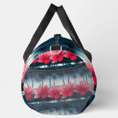 Tropical Hibiscus Flowers Exotic Floral Design Duffle Bag (Rechts)