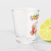 Tropical Hibiskus Beach Bachelorette Schnapsglas (Links)