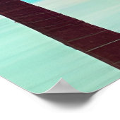 Tropical Hibiskus Beach Mondlicht Ozeanpalmen 3 Poster (Ecke)