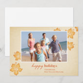 Tropical Holiday Cards Feiertagskarte (Vorne/Hinten)