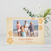 Tropical Holiday Cards Feiertagskarte (Stehend Vorderseite)