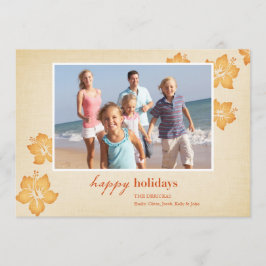 Tropical Holiday Cards Feiertagskarte