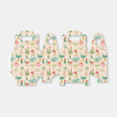 Tropical Holiday Vibes Christmas Pattern Geschenkschachtel (Ungefaltet)
