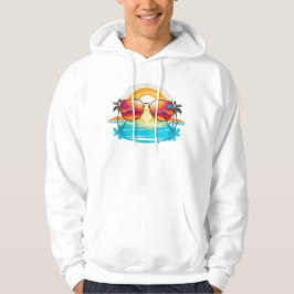 Tropical Hooded Sweatshirt