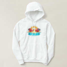 Tropical Hooded Sweatshirt