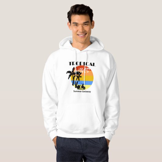 Tropical Hooded Sweatshirt (Vorne ganz)