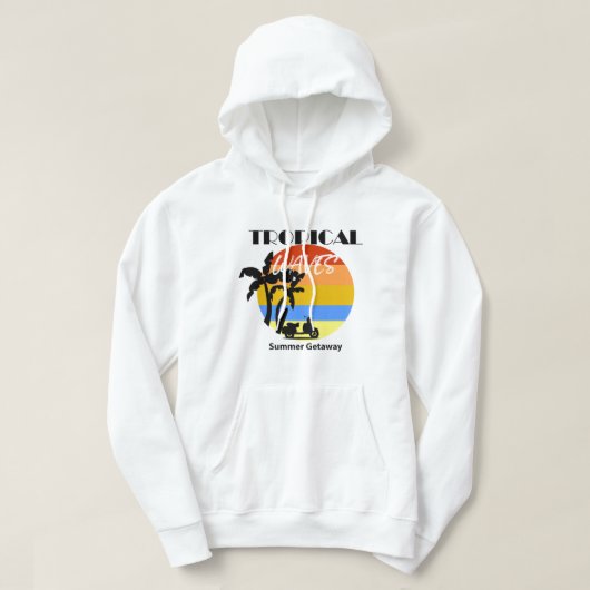 Tropical Hooded Sweatshirt (Design vorne)