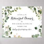 Tropical Horizonal Probe Dinner Willkommenszeichen Poster (Vorne)