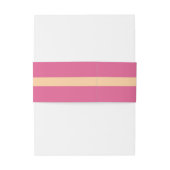 Tropical Hot Color Freesia Einladungsbanderole (Rückseitenbeispiel)