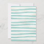 Tropical Hula Blonde Girl Birthday Party Einladung (Rückseite)