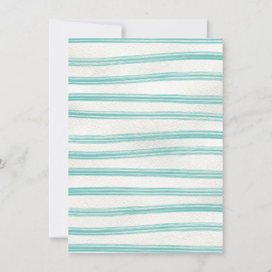 Tropical Hula Girl Birthday Party Einladung (Rückseite)