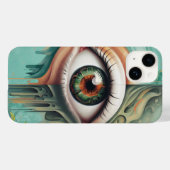Tropical Human Eye iPhone 14 Fall Case-Mate iPhone Hülle (Rückseite (Horizontal))
