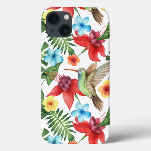Tropical Hummingbird Case-Mate iPhone Hülle (Rückseite)