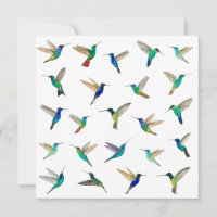 Tropical Hummingbirds Card für jede Anlässe