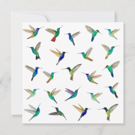 Tropical Hummingbirds Card für jede Anlässe