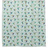 Tropical Hummingbirds Duschvorhang (Vorderseite)