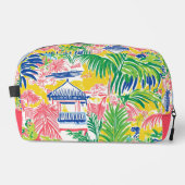 Tropical Hut Impressionismus Waschbeutel (Vorderseite)