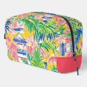 Tropical Hut Impressionismus Waschbeutel (Rechte Ecke)