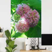 Tropical Hydrangea Tree Poster (Heimbüro)